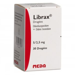 Librax Chlordiazepoxid 5 mg Clinidiumbromid 2,5 mg 30 Drageés